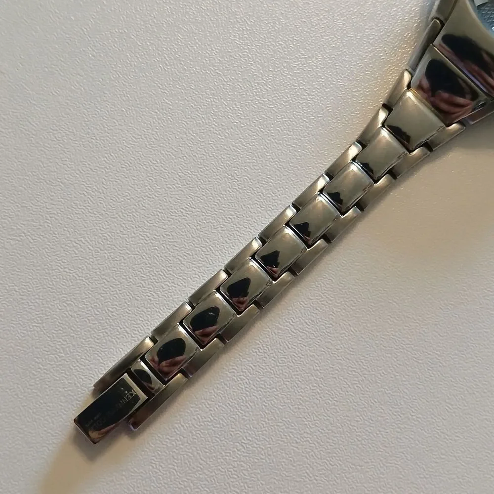Kenneth Cole New York KC4381 Stainless Steel Women Watch Gray Textured Dial 31mm